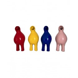  BOI!WOW Stoere Metalen Hoody Man Beeldjes – Set van 4 